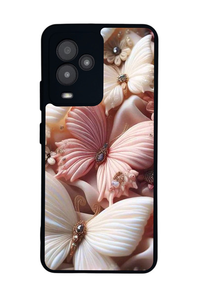 General Mobile متوافق مع GM 24 Pro مطبوع، أسود غير لامع، سيليكون ناعم، واقي، ...