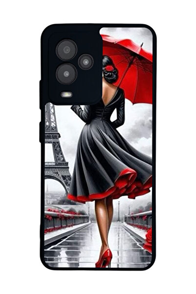 General Mobile متوافق مع GM 24 Pro مطبوع، أسود غير لامع، سيليكون ناعم، واقي، ...