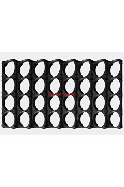 Pil Servisi 8 adet 32700 Pil Tutucu Holder 3×1 3’lü LiFePO4 Braket Birleştiri...