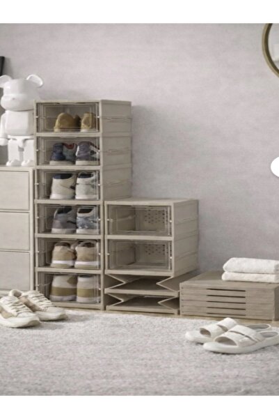 KeSSa 6 Katlı Katlanabilir Ayakkabılık , Portatif , Dolap