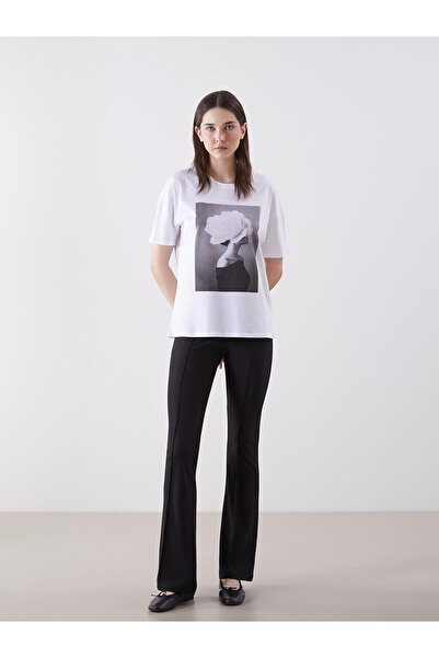 LC Waikiki Özmarka Νέα Σεζόν Γυναικείο Κολάν Παντελόνι με Ελαστική Μέση