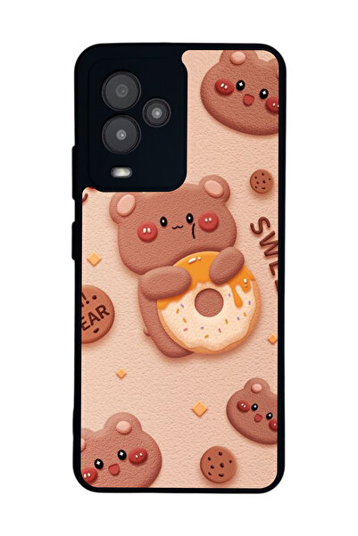 General Mobile متوافق مع GM 24 Pro مطبوع، أسود غير لامع، سيليكون ناعم، واقي، ...