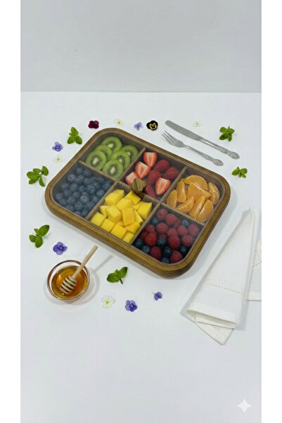 Generic A luxurious serving dish for oriental sweets with a Sheer lid – elega...