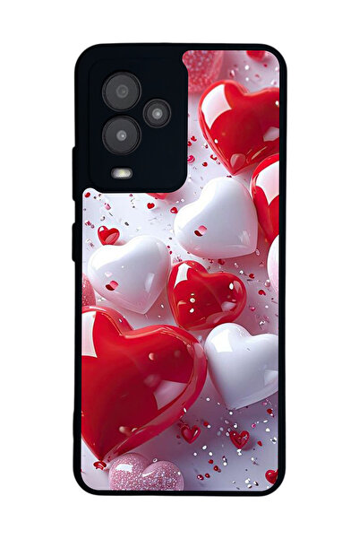 General Mobile متوافق مع GM 24 Pro مطبوع، أسود غير لامع، سيليكون ناعم، واقي، ...