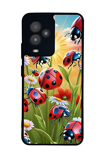 General Mobile متوافق مع GM 24 Pro مطبوع، أسود غير لامع، سيليكون ناعم، واقي، ...