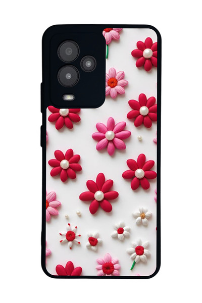 General Mobile متوافق مع GM 24 Pro مطبوع، أسود غير لامع، سيليكون ناعم، واقي، ...