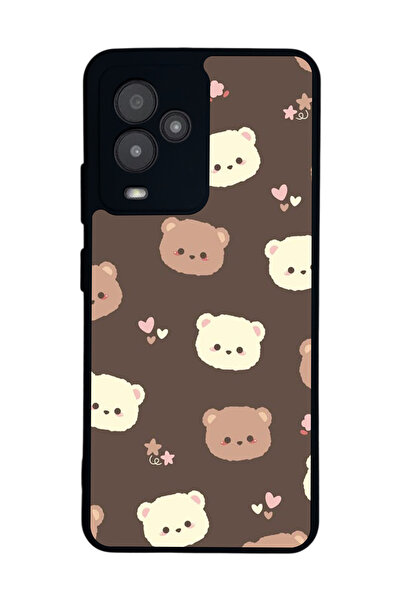 General Mobile متوافق مع GM 24 Pro مطبوع، أسود غير لامع، سيليكون ناعم، واقي، ...