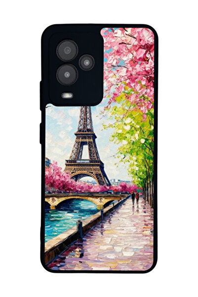 General Mobile متوافق مع GM 24 Pro مطبوع، أسود غير لامع، سيليكون ناعم، واقي، ...