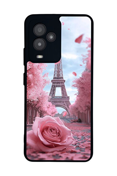 General Mobile متوافق مع GM 24 Pro مطبوع، أسود غير لامع، سيليكون ناعم، واقي، ...