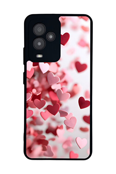 General Mobile متوافق مع GM 24 Pro مطبوع، أسود غير لامع، سيليكون ناعم، واقي، ...