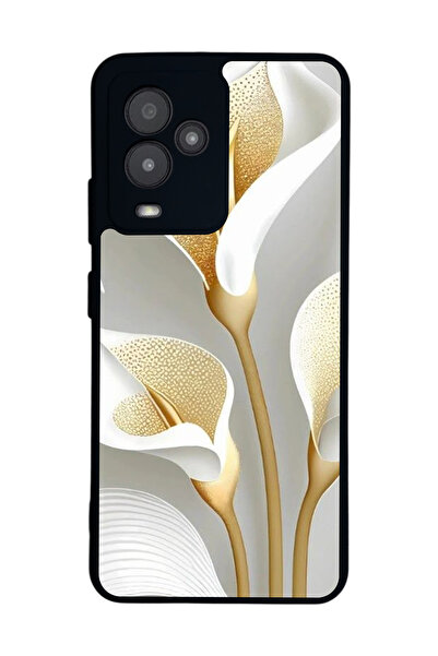 General Mobile متوافق مع GM 24 Pro مطبوع، أسود غير لامع، سيليكون ناعم، واقي، ...