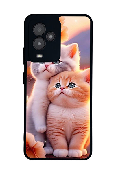 General Mobile متوافق مع GM 24 Pro مطبوع، أسود غير لامع، سيليكون ناعم، واقي، ...