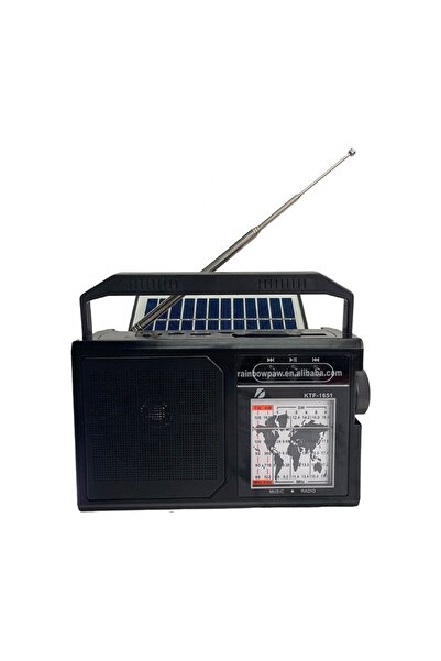 KBROAD KTF-1651 Portable Wireless AM FM SW 8 Band Solar Outdoor Radio BT Spea...