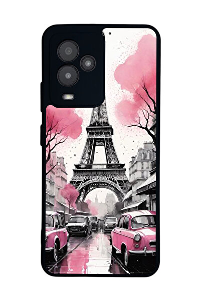 General Mobile متوافق مع GM 24 Pro مطبوع، أسود غير لامع، سيليكون ناعم، واقي، ...