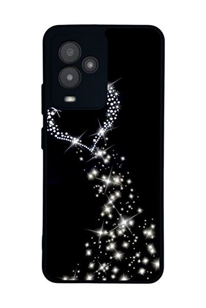 General Mobile متوافق مع GM 24 Pro مطبوع، أسود غير لامع، سيليكون ناعم، واقي، ...