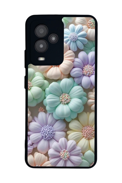 General Mobile متوافق مع GM 24 Pro مطبوع، أسود غير لامع، سيليكون ناعم، واقي، ...