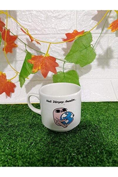 Home Coffee Cup "Let's Travel the World"