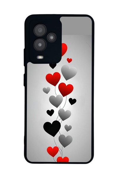 General Mobile متوافق مع GM 24 Pro مطبوع، أسود غير لامع، سيليكون ناعم، واقي، ...