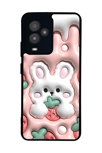 General Mobile متوافق مع GM 24 Pro مطبوع، أسود غير لامع، سيليكون ناعم، واقي، ...