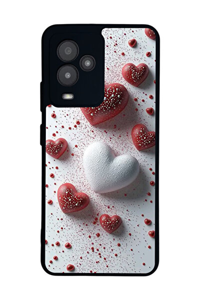 General Mobile متوافق مع GM 24 Pro مطبوع، أسود غير لامع، سيليكون ناعم، واقي، ...