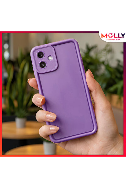 Molly Lilac Edges Thick Pan Silicone Case for Samsung Galaxy A07
