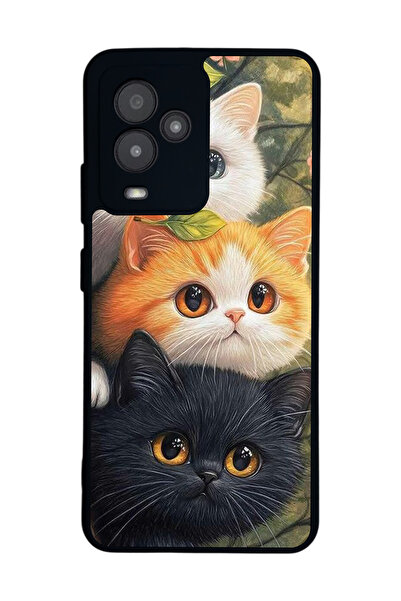 General Mobile متوافق مع GM 24 Pro مطبوع، أسود غير لامع، سيليكون ناعم، واقي، ...