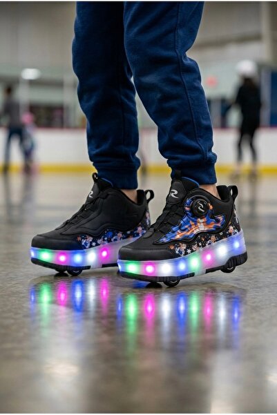 ROCKY ÇOCUK PATENLİ AYAKKABI IŞIKLI VE TEKERLEKLİ SNEAKERS SPOR