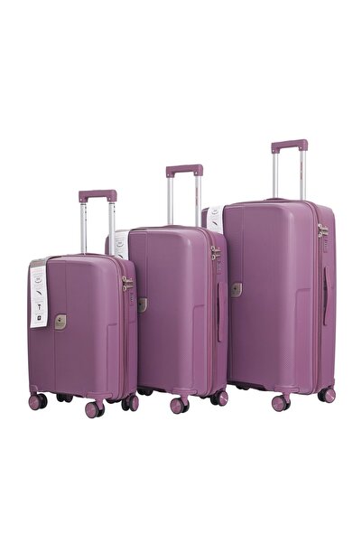 AMERICAN LUGgAGE Unbreakable 3-Piece Rubber Suitcase Set | Lightweight & Secu...