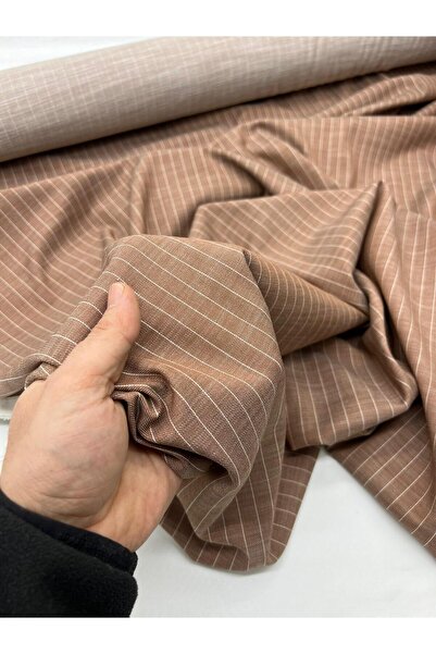 Kumaş Sevdası Linen Knitted Polyviscose Fabric (Width 150cm) Dress Shirt, Ski...