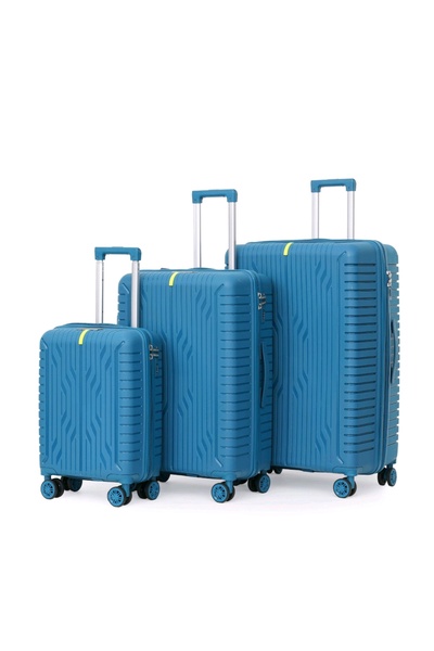 AMERICAN LUGgAGE Unbreakable 3-Piece Rubber Suitcase Set | Multiple Sizes | 2...