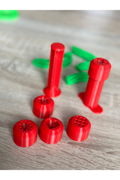 CESTOPİENO 5-Piece Shaped Dough Shapers Bioplastic, Suitable for Food Contact