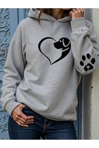 shams style Sweatshirt Hooded Thick Fabric Brt Printed (Unisex)