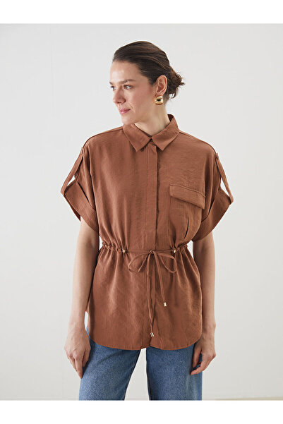 LC Waikiki Özmarka New Season Oversize Modal Blend Women's Shirt