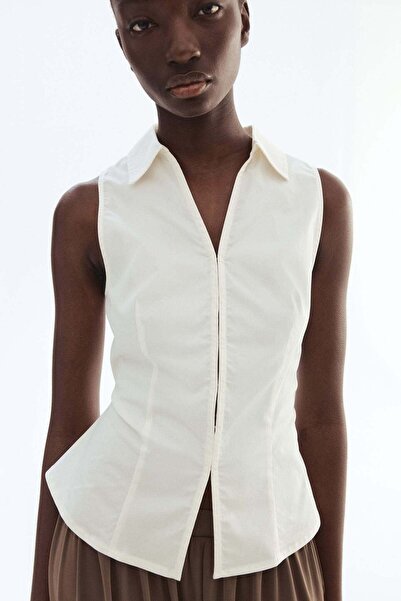 H&M Sleeveless cotton shirt