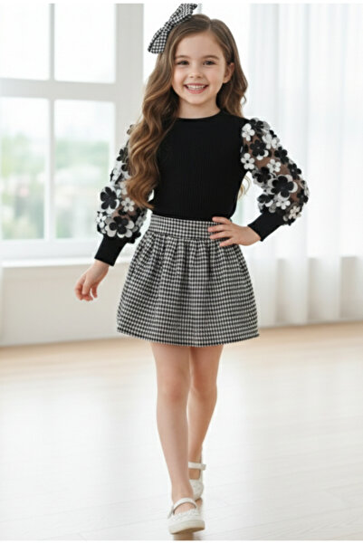 bright moon Girl's 3Rd Birthday Skirt Set, Special Occasion Set