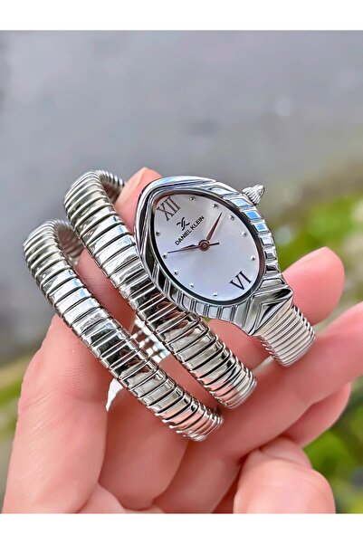 Daniel Klein Snake Watch Model-Women's Wristwatch, 3Atm Waterproof ,Silver Co...