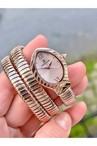 Daniel Klein Snake Watch Model-Women's Wristwatch, 3Atm Waterproof ,Rose Colo...