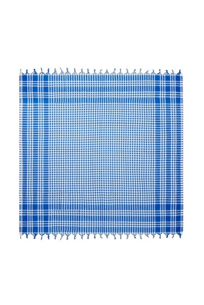 serelya Multi-Purpose Tablecloth, Picnic Mat & Tablecloth Tie-Detail Gingham Cotton Pieces & 170X170 cm