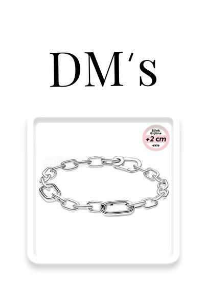 md’s silver Ufak İnce Me Halka Gümüş Bileklik MD’s005