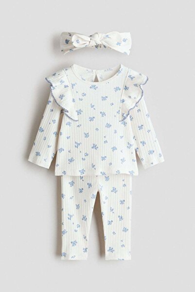 H&M 3-piece printed cotton set