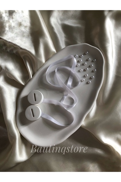 Bautinq Store Χειροποίητος δίσκος αρραβώνων από σκυρόδεμα με λεπτομέρεια από ...