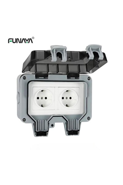 Choice8 2AC-NOS EU KR Outdoor Wall Waterproof Sockets 16A Outlets Korea Elect...