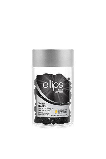 Ellips فيتامين الشعر الأسود اللامع