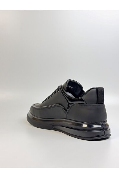 Daytex Erkek Hakiki Deri Sneaker Rugan Detaylı Ortopedik Taban Casual Ayakkabı