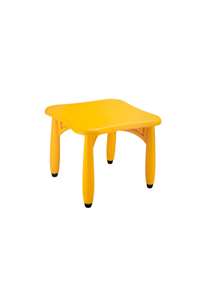 Raki Masa patrata after school 62x62x52cm pentru copii culoare galben