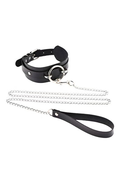 FM FM42 Leather Adjustable Necklace Neckband Collar Choker