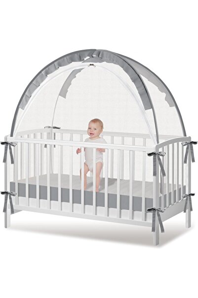 Arabest Crib Tent, Pop Up Breathable Baby Crib Cover, Mesh Canopy for Toddler...