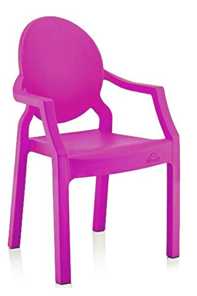 Raki PIGLET kindergarten chair with arms for children CYCLAMA