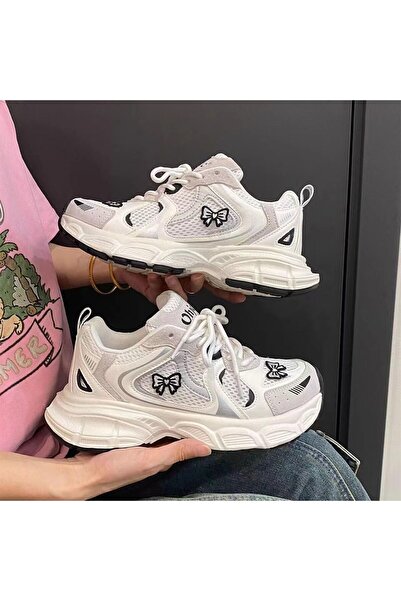 ETG حذاء رياضي نسائية كاجوال، أحذية مشي كلاسيكية منخفضة الرقبة برباط