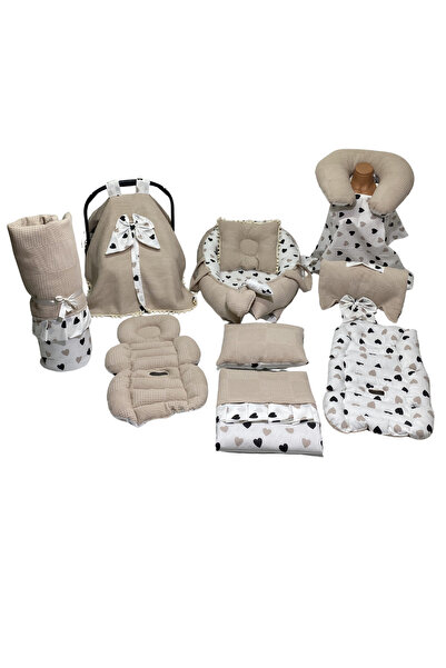 Happy Baby Dikiş Atölyesi 13’lü Babynest Anne Yanı Puset Örtüsü Alt Açma Emzi...